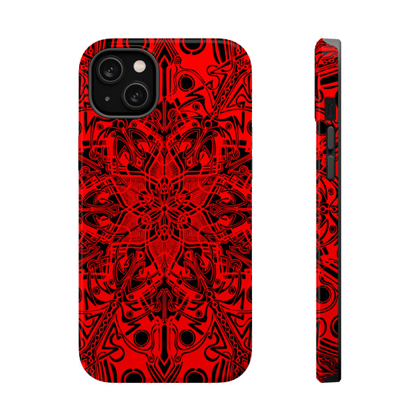 RED Mandala Case Mate Tough Phone Cases - Sand Vandal