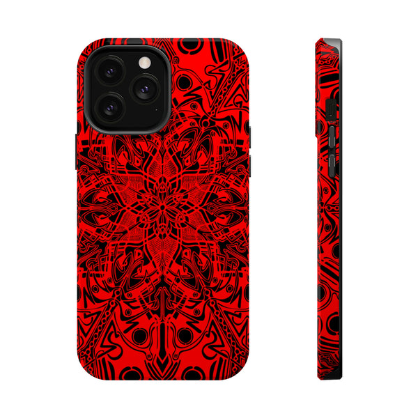 RED Mandala Case Mate Tough Phone Cases - Sand Vandal