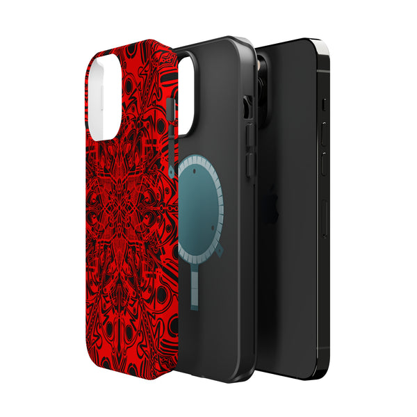 RED Mandala Case Mate Tough Phone Cases - Sand Vandal
