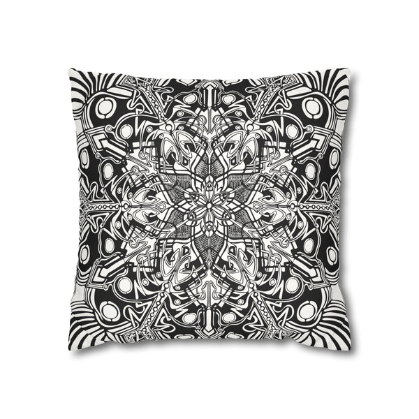 Faux Suede Square Pillowcase