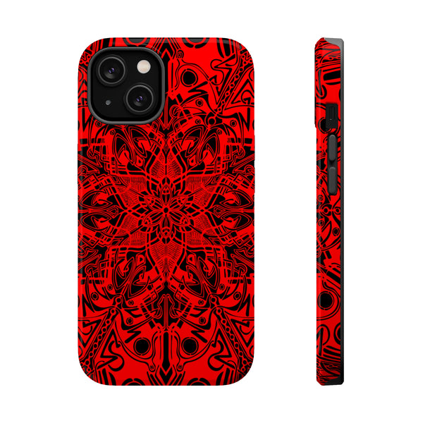RED Mandala Case Mate Tough Phone Cases - Sand Vandal
