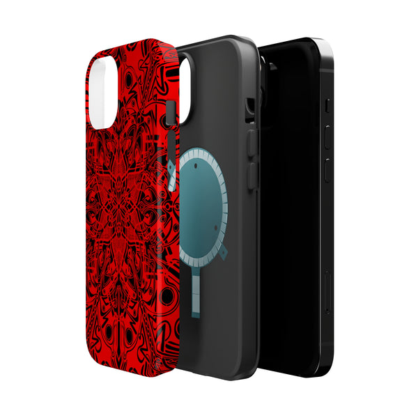 RED Mandala Case Mate Tough Phone Cases - Sand Vandal