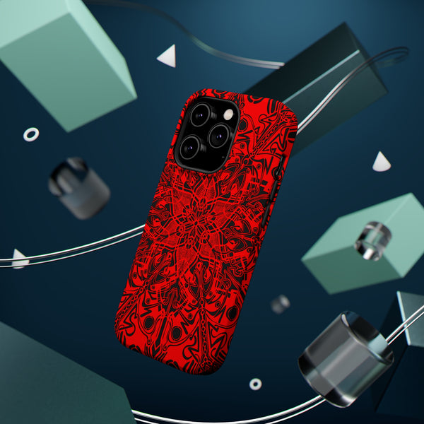 RED Mandala Case Mate Tough Phone Cases - Sand Vandal