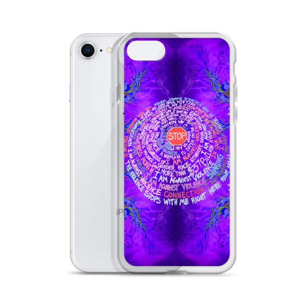 Violence Stops With Me - Iphone Case - Sand Vandal