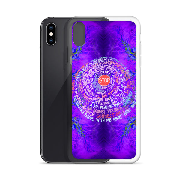 Violence Stops With Me - Iphone Case - Sand Vandal