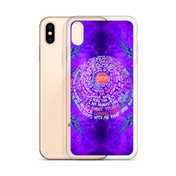 Violence Stops With Me - Iphone Case - Sand Vandal