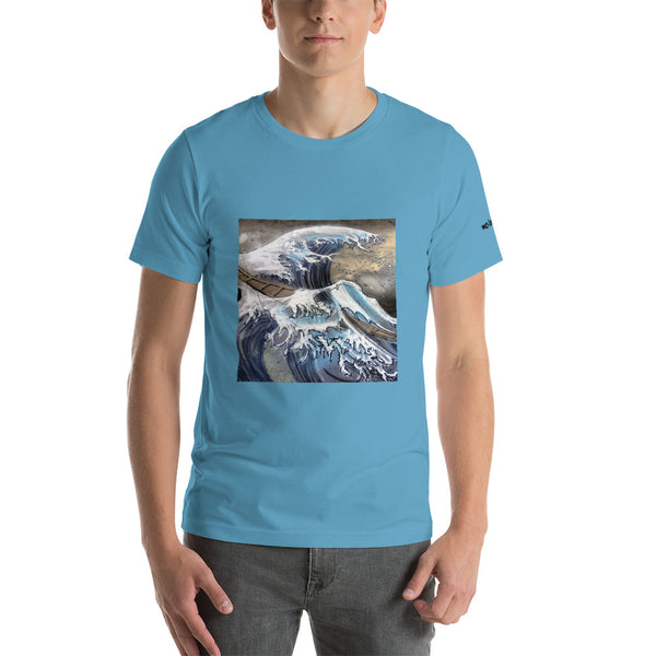 Blue Wave Short-Sleeve Unisex T-Shirt - Sand Vandal