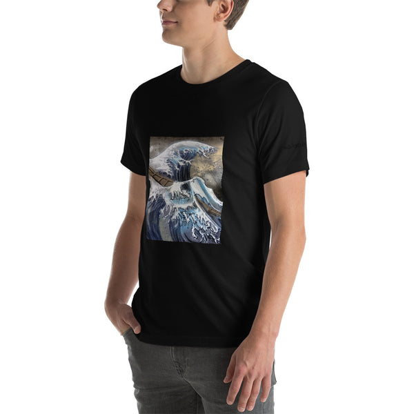 Blue Wave Short-Sleeve Unisex T-Shirt - Sand Vandal