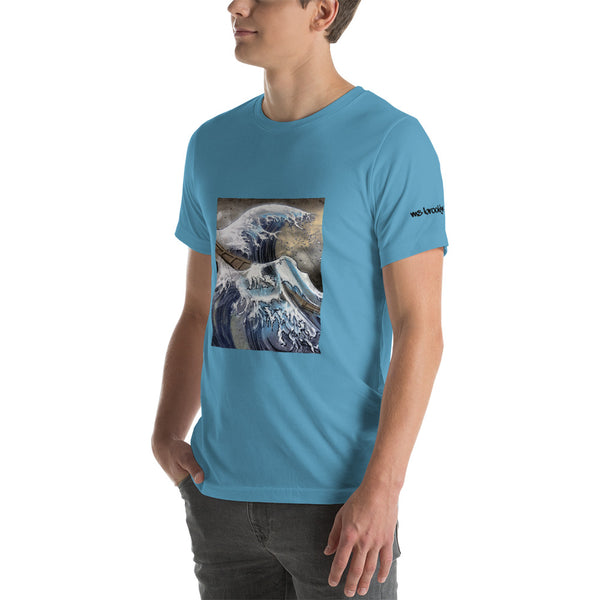Blue Wave Short-Sleeve Unisex T-Shirt - Sand Vandal