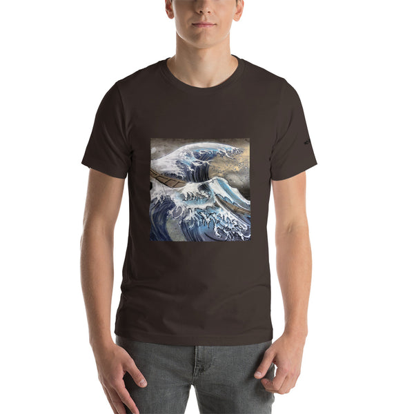 Blue Wave Short-Sleeve Unisex T-Shirt - Sand Vandal