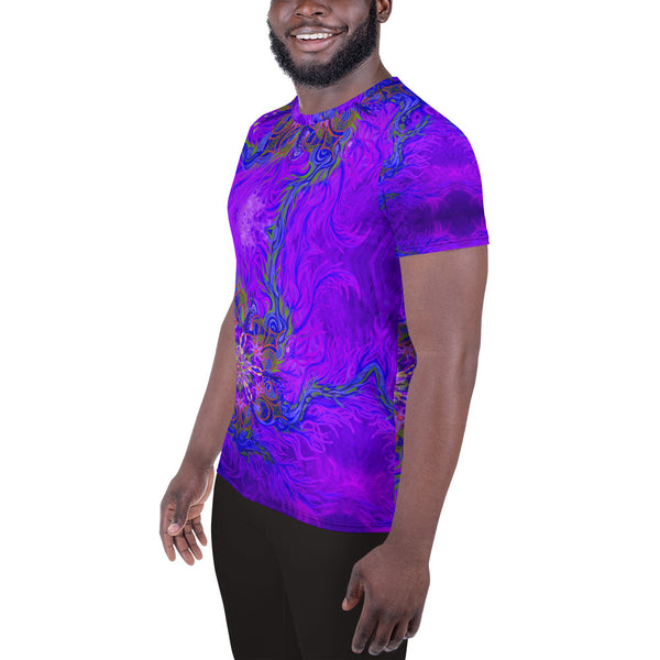 All-Over Print Men's Athletic T-shirt - Sand Vandal