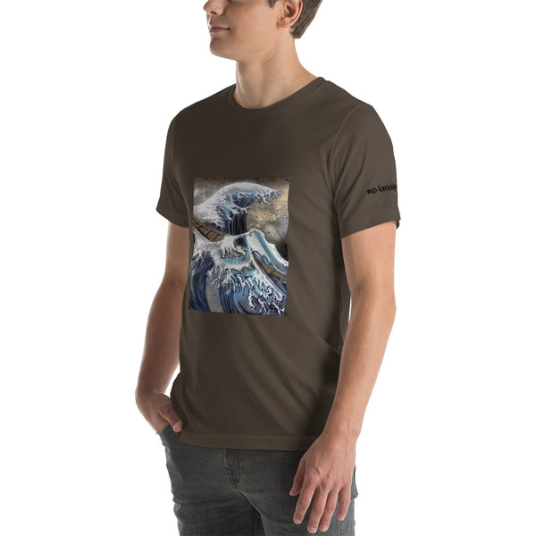 Blue Wave Short-Sleeve Unisex T-Shirt - Sand Vandal