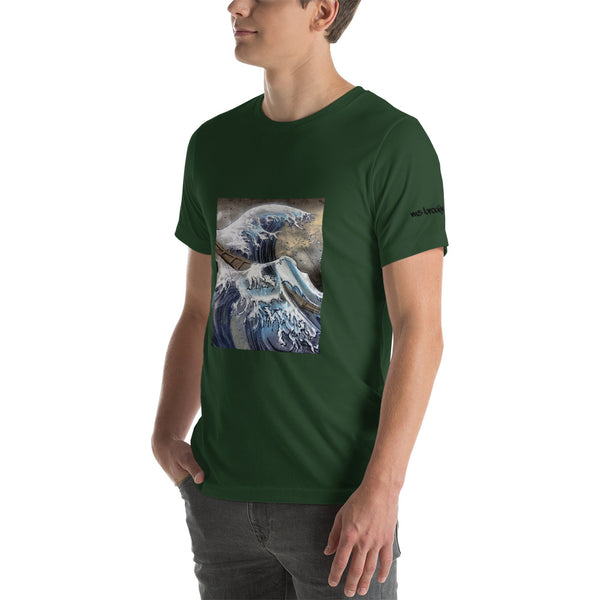 Blue Wave Short-Sleeve Unisex T-Shirt - Sand Vandal