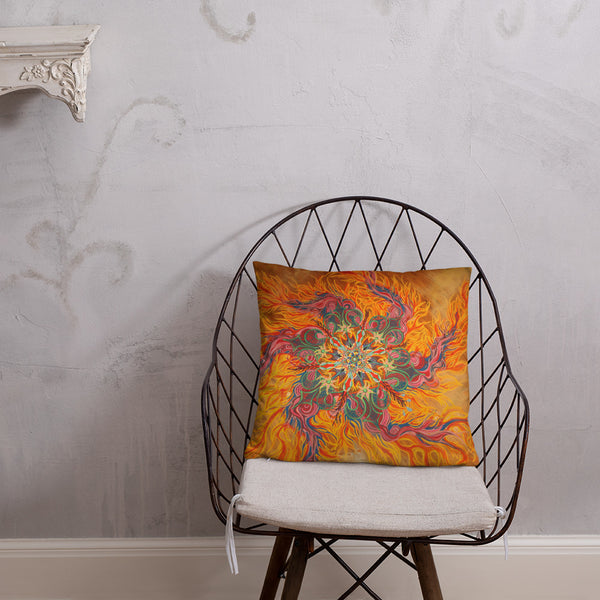 Throw Pillow - Fire design - Sand Vandal