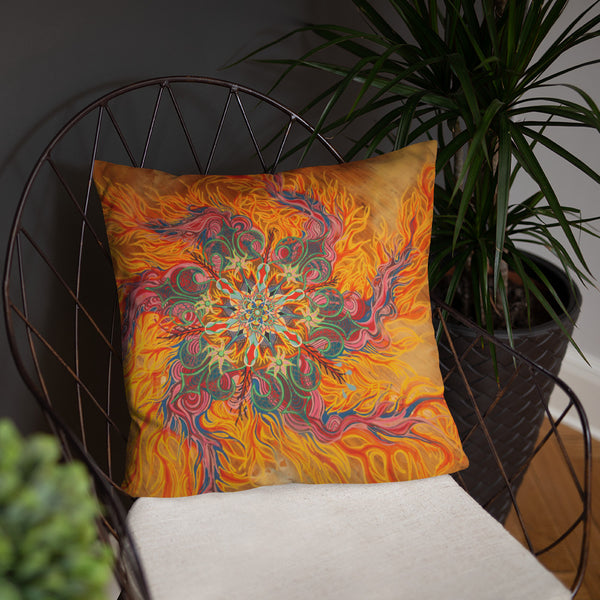 Throw Pillow - Fire design - Sand Vandal