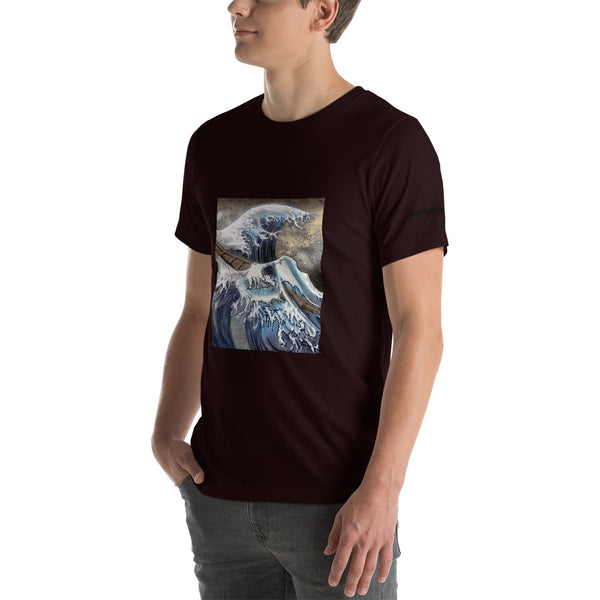 Blue Wave Short-Sleeve Unisex T-Shirt - Sand Vandal