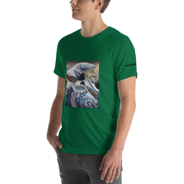Blue Wave Short-Sleeve Unisex T-Shirt - Sand Vandal