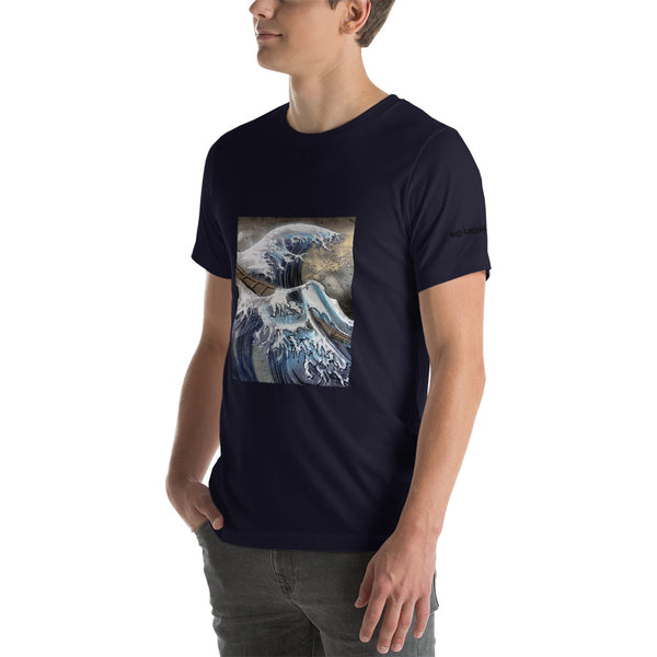 Blue Wave Short-Sleeve Unisex T-Shirt - Sand Vandal