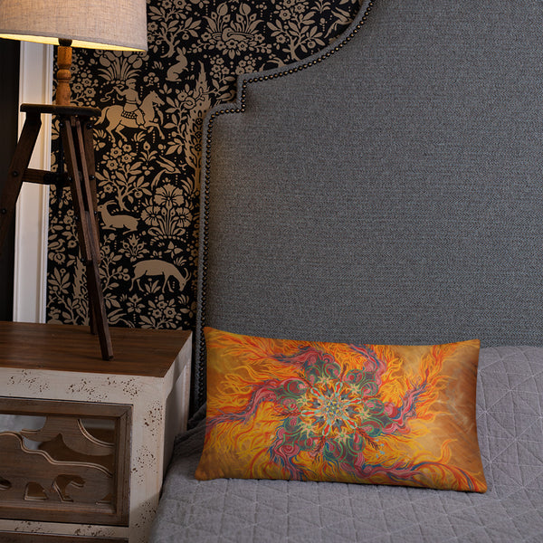 Throw Pillow - Fire design - Sand Vandal