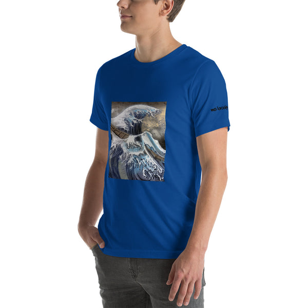 Blue Wave Short-Sleeve Unisex T-Shirt - Sand Vandal