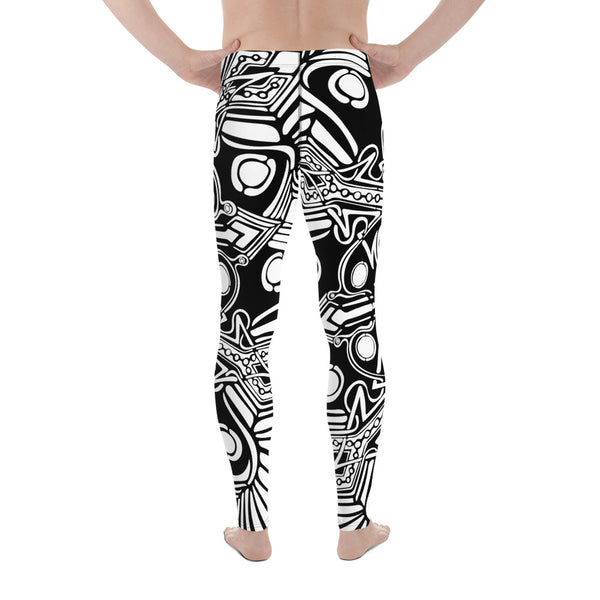 Black and White - Men's Leggings - Sand Vandal