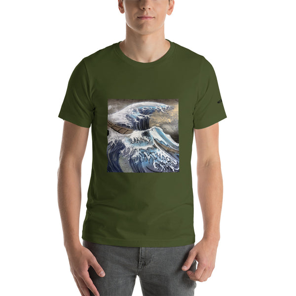 Blue Wave Short-Sleeve Unisex T-Shirt - Sand Vandal