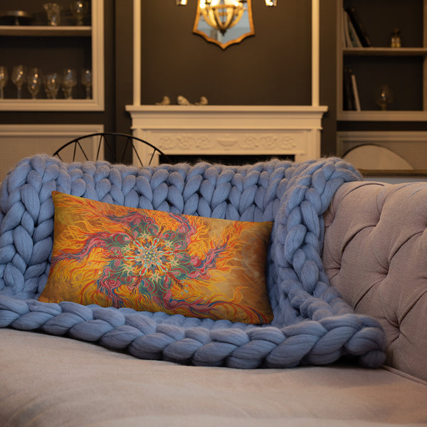 Throw Pillow - Fire design - Sand Vandal