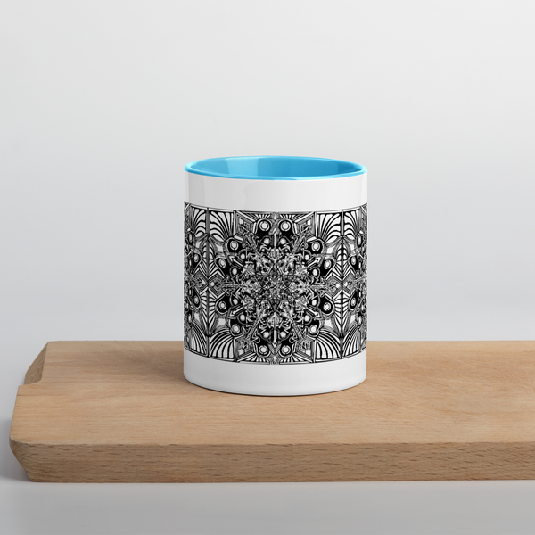 Mug with Color Inside- Mandala - Sand Vandal