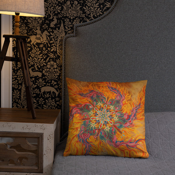 Throw Pillow - Fire design - Sand Vandal