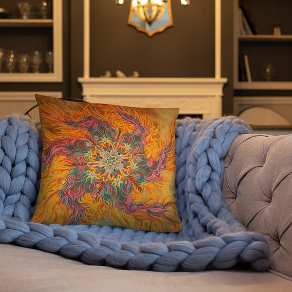 Throw Pillow - Fire design - Sand Vandal