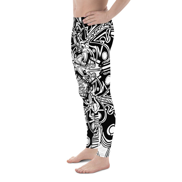 Black and White - Men's Leggings - Sand Vandal