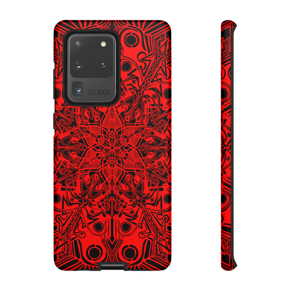 Red Mandala Tough Cases