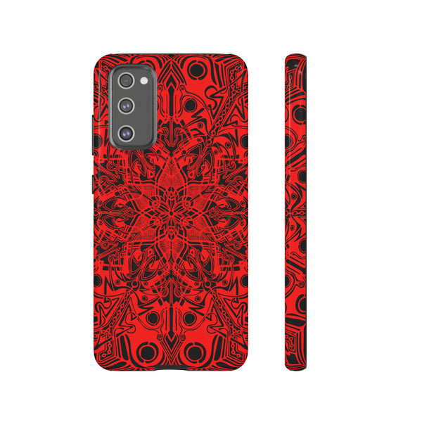 Red Mandala Tough Cases