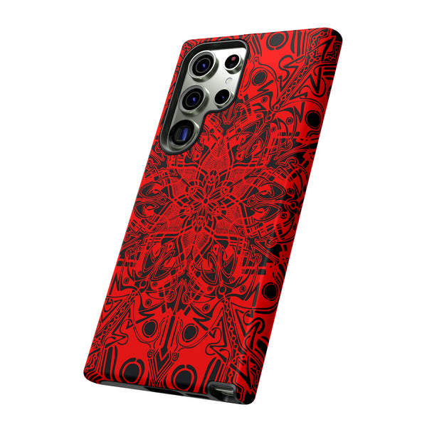 Red Mandala Tough Cases
