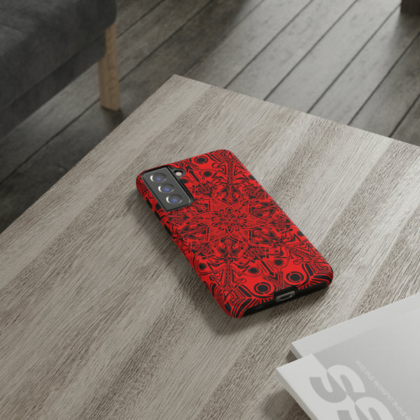 Red Mandala Tough Cases