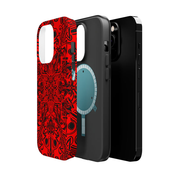 RED Mandala Case Mate Tough Phone Cases - Sand Vandal