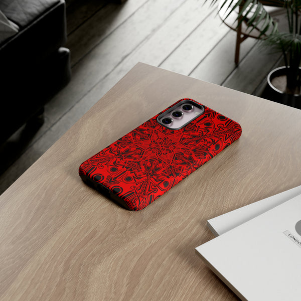 Red Mandala Tough Cases