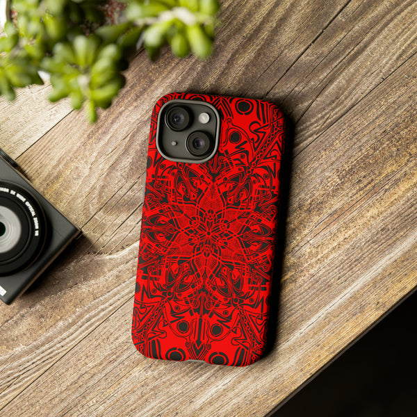 Red Mandala Tough Cases