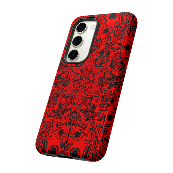 Red Mandala Tough Cases
