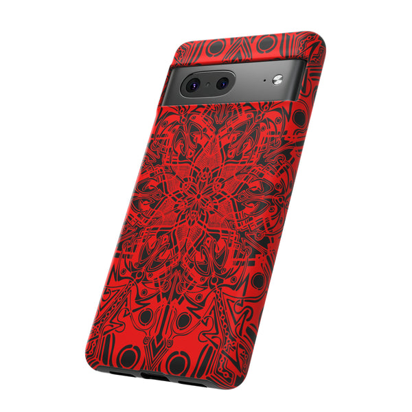 Red Mandala Tough Cases