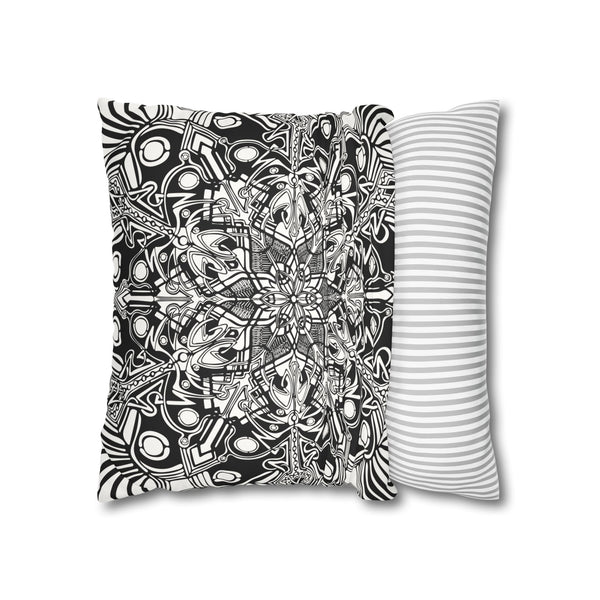 Faux Suede Square Pillowcase