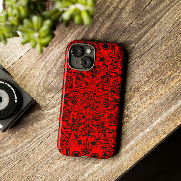 Red Mandala Tough Cases