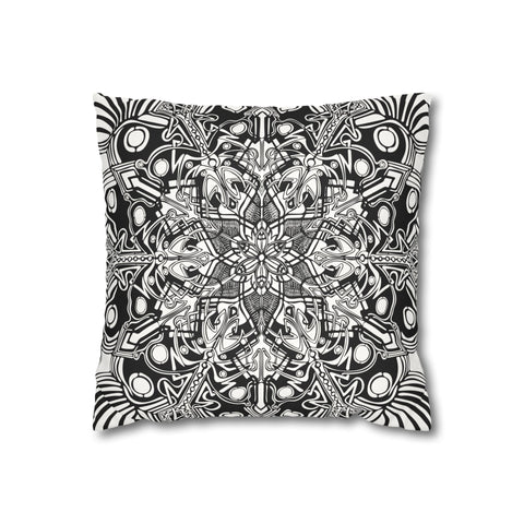 Faux Suede Square Pillowcase