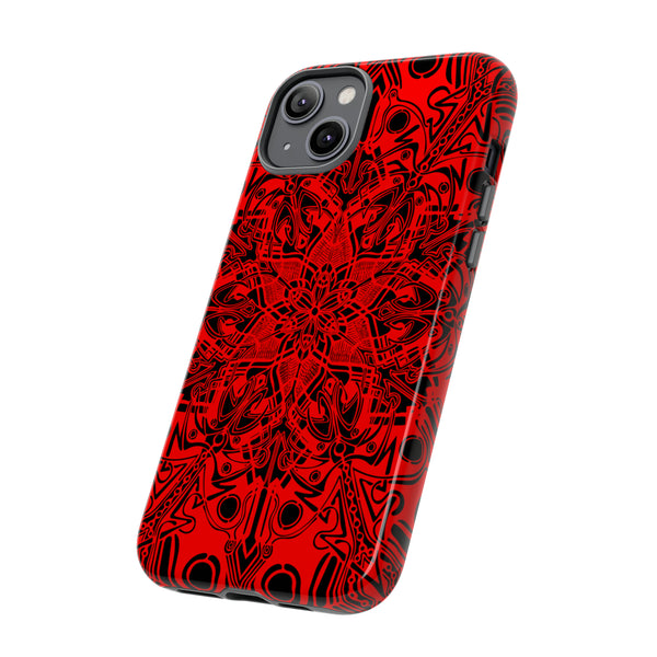 Red Mandala Tough Cases