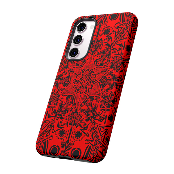 Red Mandala Tough Cases