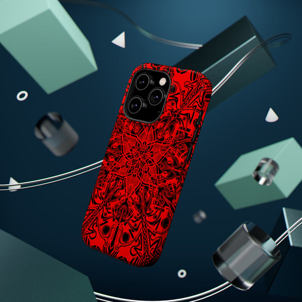 RED Mandala Case Mate Tough Phone Cases - Sand Vandal