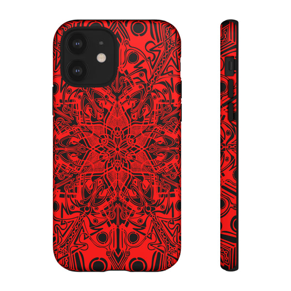 Red Mandala Tough Cases
