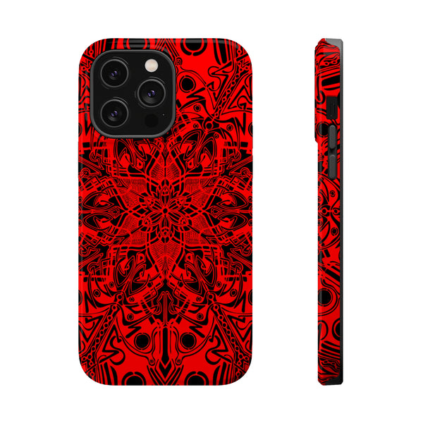 RED Mandala Case Mate Tough Phone Cases - Sand Vandal