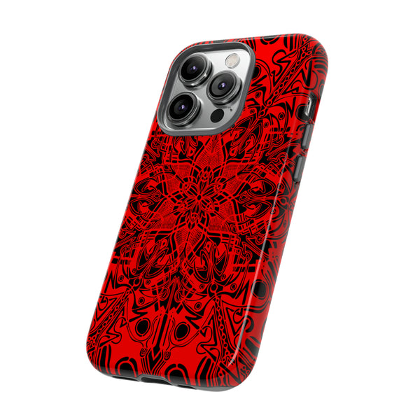 Red Mandala Tough Cases