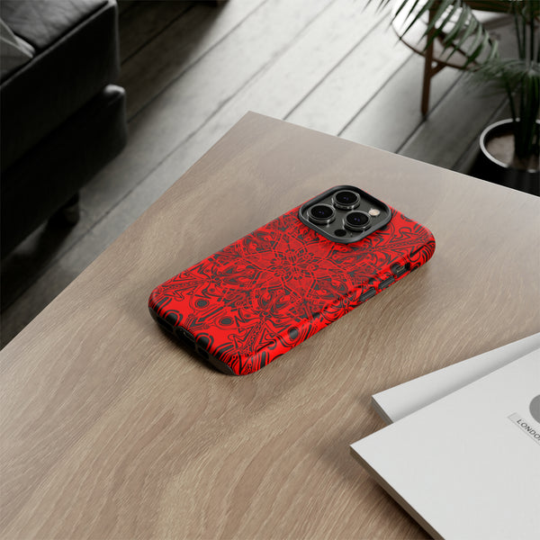 Red Mandala Tough Cases